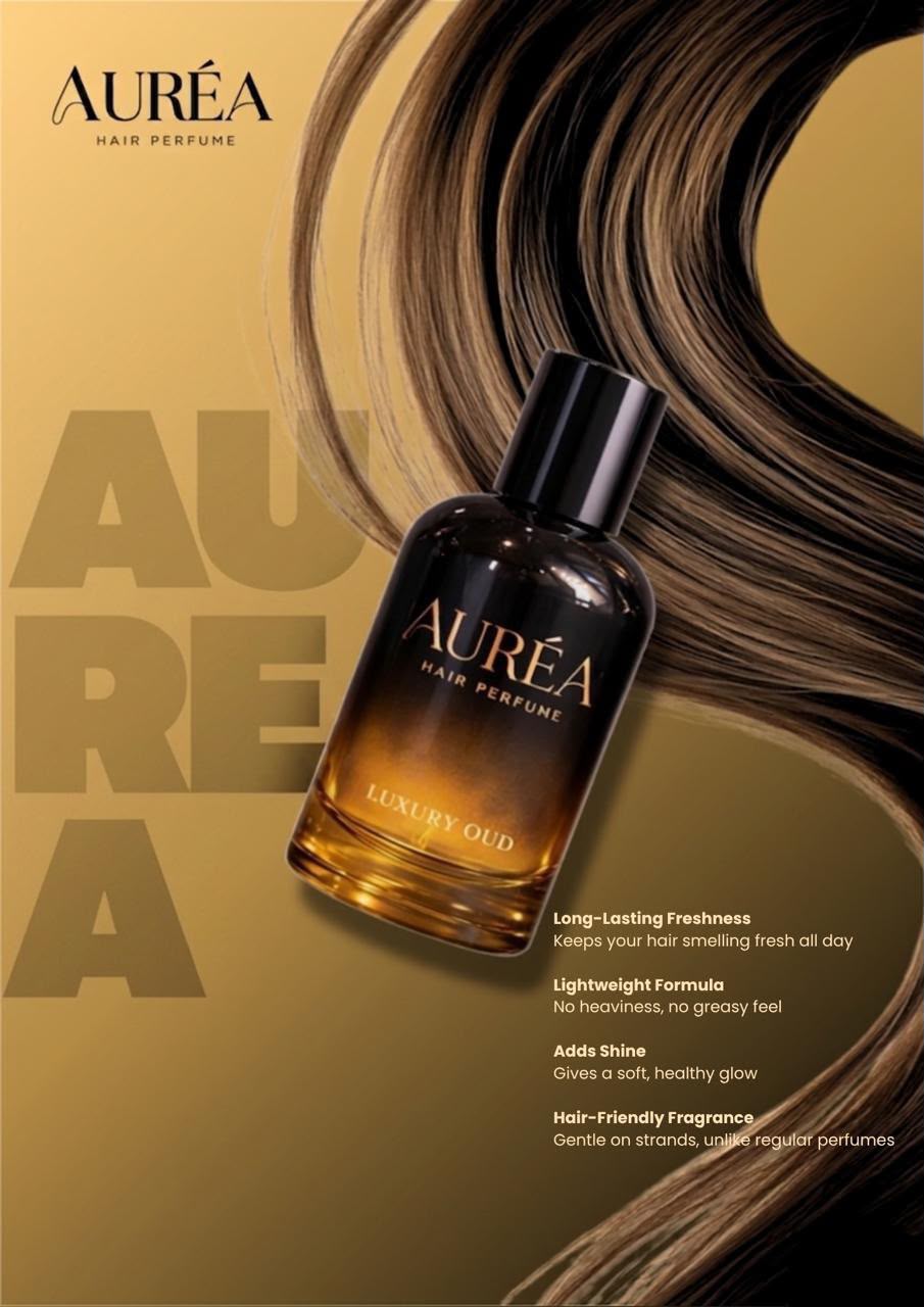 Auréa Hair Perfume product launch post