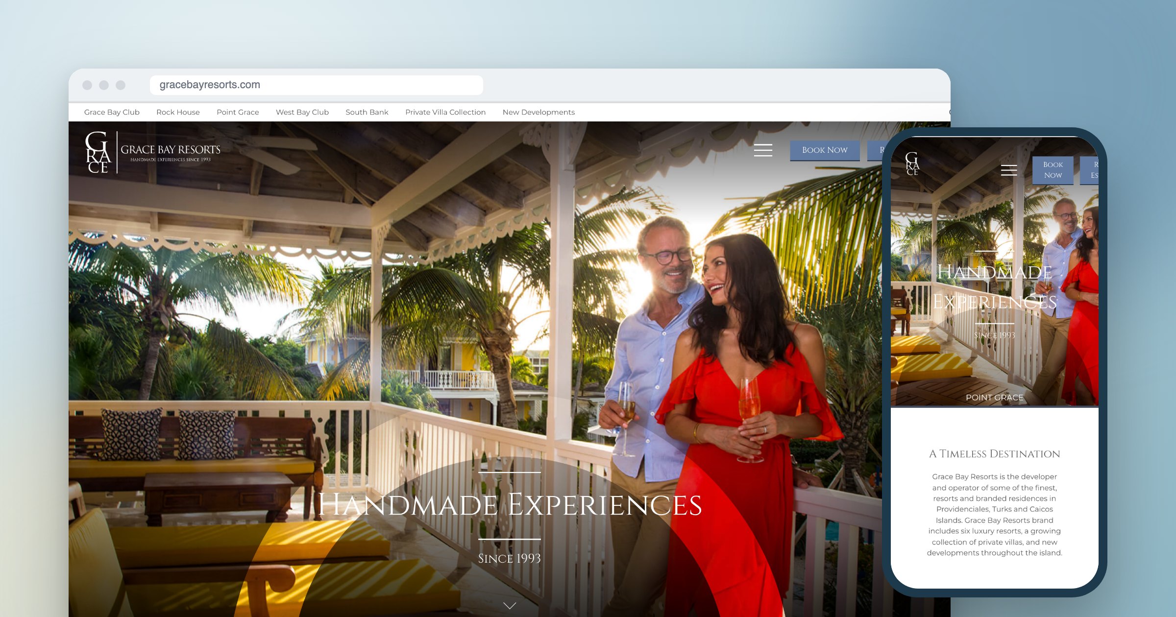 Grace Bay Club luxury resort website