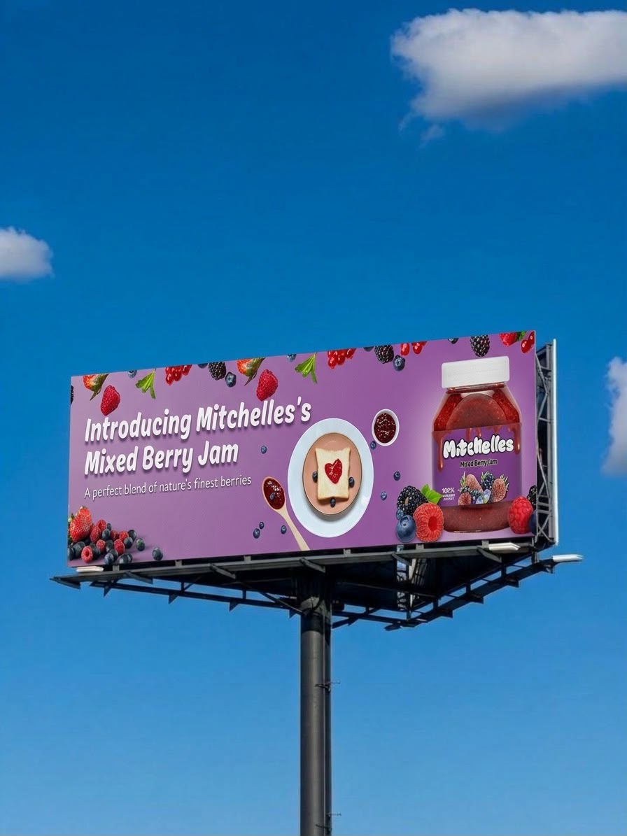 Mitchellie's Jam billboard campaign