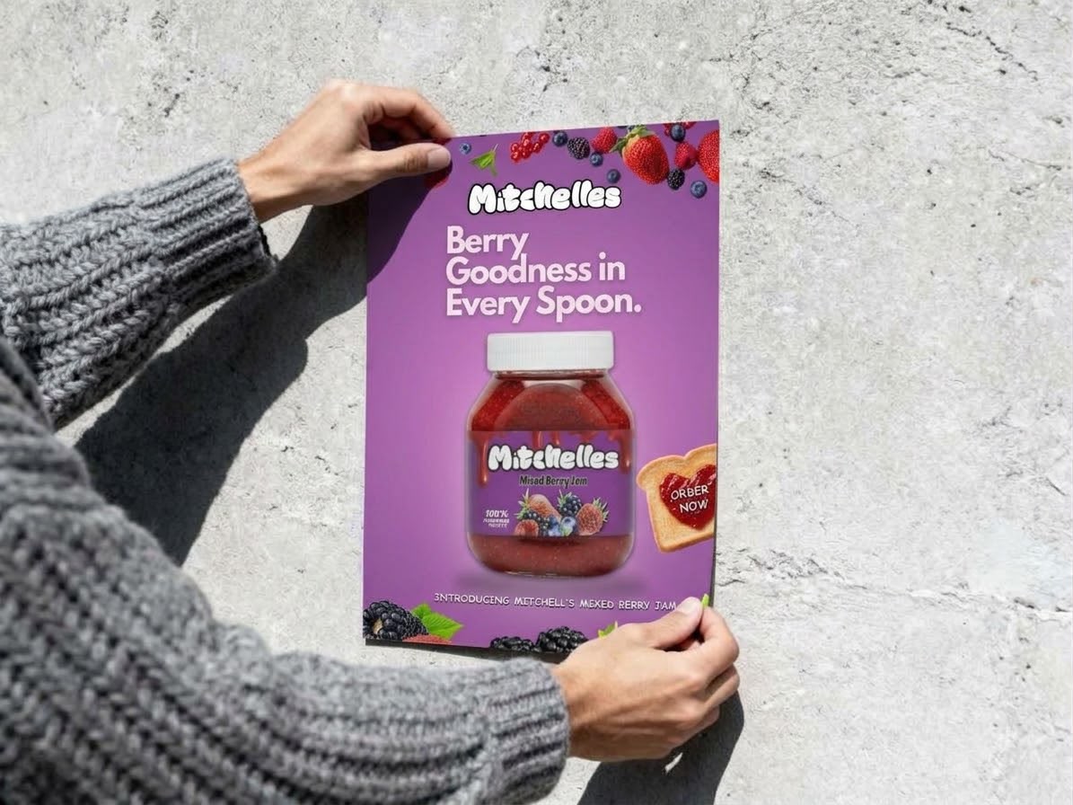 Mitchellie's Jam poster campaign