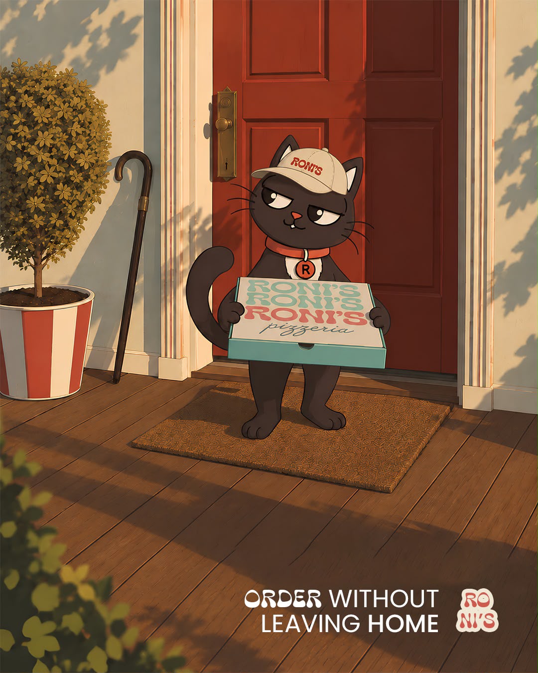 Roni's Pizzeria delivery campaign