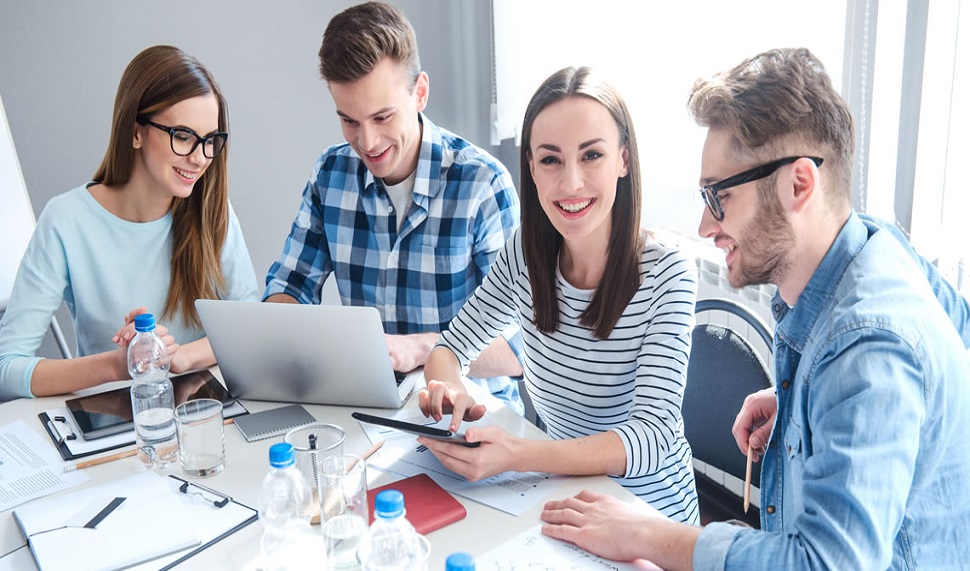 Social media marketing team